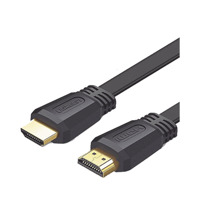 [50819] Cable HDMI 2.0 Plano de 1.5 Metros (4.92 Pies) / 4K@60Hz / HDR / 3D / HEC (Canal Ethernet HDMI) / ARC (Canal de Retorno de Audio / Color Profundo de 48 Bits / Audio de 32 Canales / HDCP / Audio Dolby True HD 7.1 / 18 Gbps / EstaÑado y Triple Blindaje / A