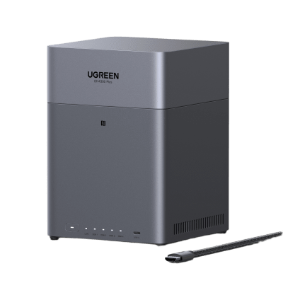 [85449] NAS UGREEN NASync DH4300PLUS  / 4 Bahías SATA / Procesador RK3588C 8 GB RAM / 2.5GbE Puerto / HDMI 4K / USB 3.2 Type-C / RAID 0/1/5/6/10 / Acceso Remoto UGREENlink