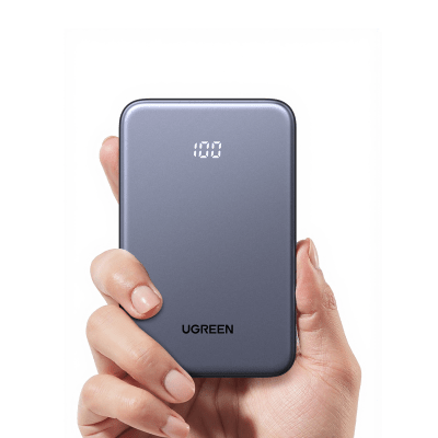 [75131B] Banco de Energía Portátil 10000mAh / 20W Máximo / Puerto USB-C PD3.0 PPS / Puerto USB-A 22.5W / Batería Polímero de Litio / Pantalla Digital / Carga Rápida 3 Horas / Protocolos Múltiples / Protección