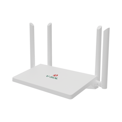 [HG5013-4G] Router Inalámbrico WiFi 6 / 4 puertos LAN Gigabit/ Soporta MESH con las ONUs WiFi 6 de V-SOL / Diseño Compacto