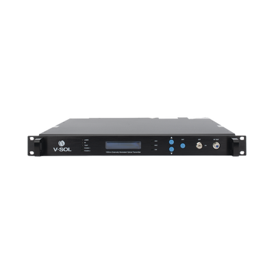 [V8810TE-9] Transmisor Óptico de 2 salidas de 9dB con doble fuente de poder