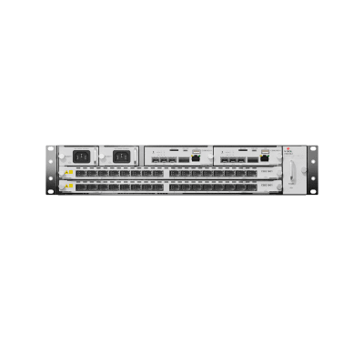 [V5600-X2] OLT Modular tipo Chasis GPON/XGS-PON Combo,1 Tarjeta de Servicio de 16 Puertos GPON, 2 Ranuras, 1 Fuente de Alimentación AC, 2 UR
