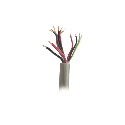 [COMPOSITECBL/152M] Bobina de Cable de 152 Metros / Color Gris / Sistemas de Alarmas de Intrusión y Control de Acceso / 5 Pares Calibre 22 / 1 Par Calibre 18 / Intemperie