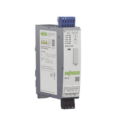 [2787-2144] Fuente de Alimentación Industrial / Pro 2 / Monofásica / 24V DC 5A / TopBoost + PowerBoost / Comunicación Configurable / IP20 / Carril DIN