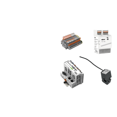 [60612439] Sistema de Medición y Control de Energía Trifásica / 690 VAC / Transformadores de Corriente 150 A / Controlador PFC100 / Ethernet / Fuente Conmutada 24VDC / Módulo de Conmutación 16A