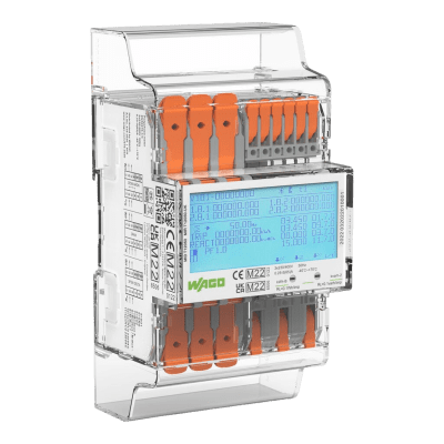 [60612436] KIT DE MEDICIÓN DE ENERGÍA PARA 65A / 3x230-400 V / Modbus-M-Bus / Push-in CAGE CLAMP® / Display LCD Iluminado / Bluetooth® / Clase B / IP51-IP20