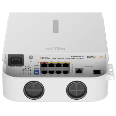 [WI-PCES309GF-O] Switch PoE / Administración en la nube / Con 8 puertos 10/100/1000 Mbps PoE af/at/bt  / 1 Puerto Ethernet Uplink 10/100/1000 MBPS/1 Puerto SFP Uplink 10/100/1000 MBPS  / Presupuesto 110 W / PoE hasta 250 metros / Soporta protocolo ONVIF