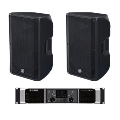 [CBR15KIT/PX] Kit Refuerzo Sonoro | Incluye 2 Bocinas CBR15 y 1 Amplificador PX8 | Ideal para Audio en Vivo y en Primer Plano