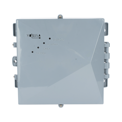 [SYS12000/127AFV3] Energizador para Cerco Eléctrico AF-CR / 10,000 Volts / 10,000 Metros Lineales / Alimentación AC 127-220V o Solar / Control Remoto RF 433 MHz / Sistema de Alarma Integrado / Salida Auxiliar 12Vdc 1.5A / Respaldo con Batería Interna 4A