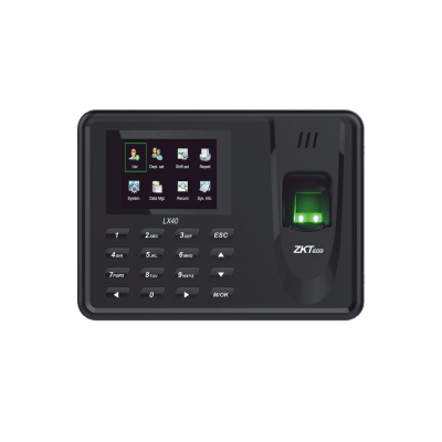 [LX40ZI] Lector de Huella con Teclado para Control de Asistencia, 500 Huellas, Genera Reporte por USB en Excel, Descarga mediante memoria USB /  (solo en idioma ingles)
