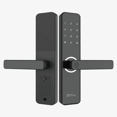 [ML100] Cerradura Inteligente ML100 con Huella Digital y Wi-Fi / Mortise Europeo DIN / Sensor Capacitivo / Control Remoto vía App / Compatible con ZSmart / Código Aleatorio / Puerto de Carga de Emergencia Micro-USB