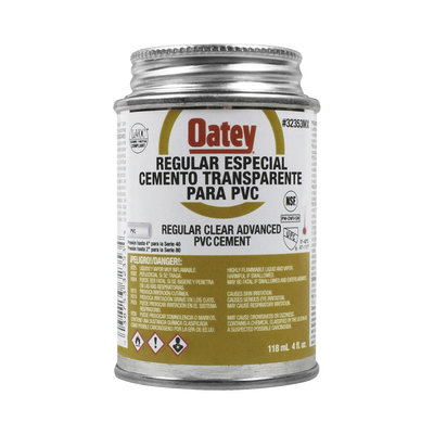 [ATUP4PE] Cemento Claro de 118 ml para Tubo Conduit PVC Pesado.
