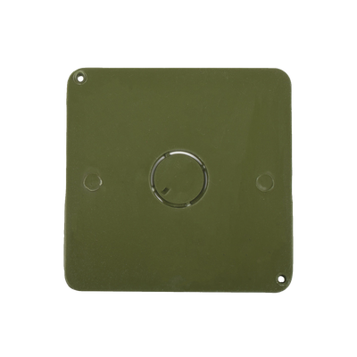 [ATUP-12T]  Tapa  para Caja Cuadrada de 1/2" para instalaciones con tubería PVC Conduit pesado.
