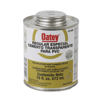 [ATUP8PE] Cemento Claro de 236 ml para Tubo Conduit PVC Pesado.