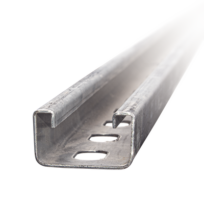 [ANC-UOC4X2] Unicanal Perforado 4 X 2 cm X 3 m / Calibre 14 / Galvanizado Electrolítico.