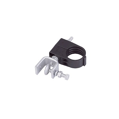 [SHK-12-1-P] Sujetador para 1 Cable de 1/2. Instalación en Ángulo. Soporte de Acero Inoxidable.