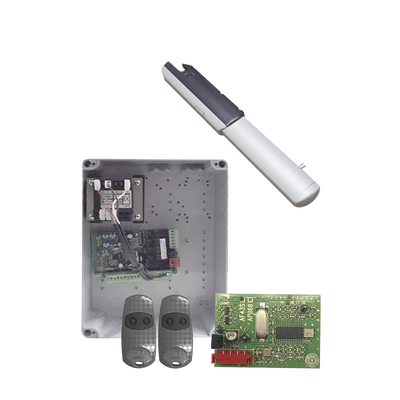 [KIT-ATI-3010] Kit de Operadores para Automatizar Portones Vehiculares Abatibles de 2 hojas / 3 m / 400 kg / Uso residencial 
