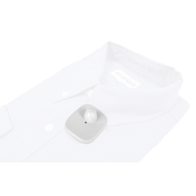 [T005] Paquete de 100 Tags RF Para Ropa, Color Gris Claro