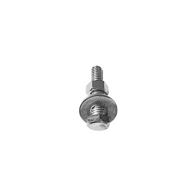 [CH-TCH-6-76] Tornillo cabeza hexagonal de 1/4" x 3", con acabado Electro Zinc (No incluye tuerca, ni arandela)