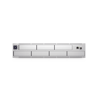 [UNVR-PRO] NVR PRO UniFi Protect, con bahía  para 7 discos duros, almacena hasta 20 cámaras 4k o 60 cámaras 1080p, pantalla táctil