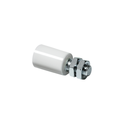[1130-1010-001] Rodillo de Nylon 30mm / Con Cuerpo de Acero Galvanizado Resistente a la Corrosión