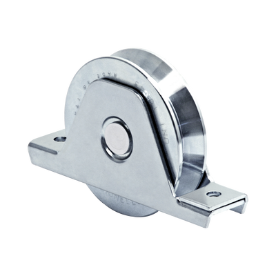 [1151-4570-001] 336V - Rueda de 16 cm / Capacidad Para Puertas de Hasta 640 kg / Canal Tipo "V"