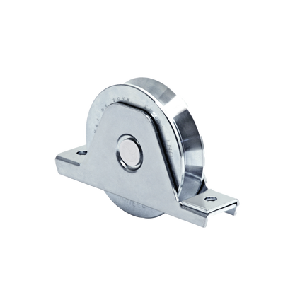 [1151-4550-001] 336V - Rueda de 12 cm / Capacidad Para Puertas de Hasta 400 kg / Canal Tipo "V"