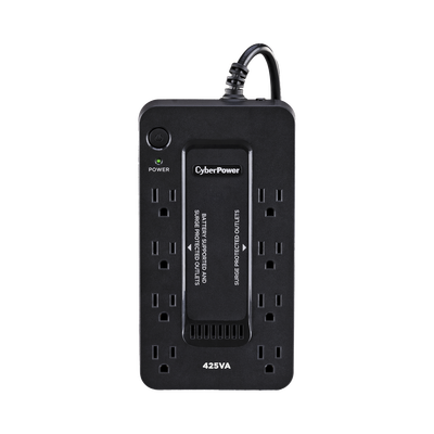 [ST425] UPS de 425 VA/255 W, Topología Standby, Entrada 120 Vca NEMA 5-15P, Tipo Gabinete Compacto, Con 8 Tomas NEMA 5-15R