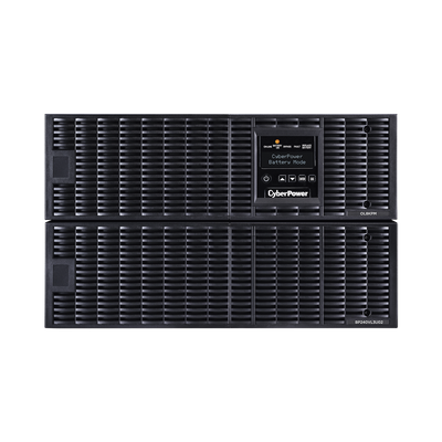 [OL8KRT] UPS de 8000 VA/ 8000 W, Online Doble Conversión, 200 - 240 Vac de Salida, Terminal Hardwired, Onda Senoidal Pura, Torre o Rack de 6 UR, Con 3 Tomas NEMA L6-30R
