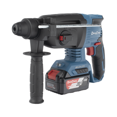 [DCZ-C0424-EM] Martillo Perforador Inalámbrico SDS-PLUS 20V / Motor Brushless / 3 Modos Taladro Percusión Demolición / 2.7 J Energía de Impacto / 2 Baterías 4.0Ah con Cargador y Estuche