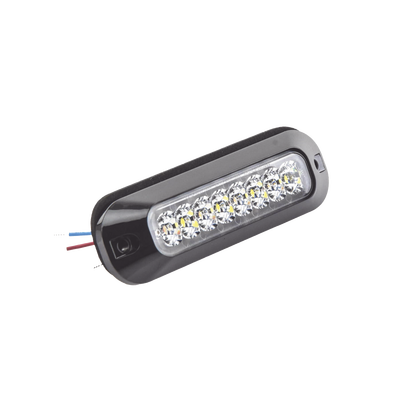 [ED3744-RC] Luz Auxiliar Serie X3744, 8 LEDs Ultra Brillantes, color rojo claro.