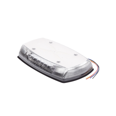 [X-5590CB] Mini Barra de Luces Ultra Brillante, color domo claro, LED azul, Ideal para Seguridad Privada