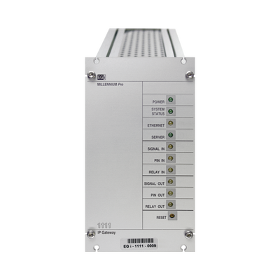 [1111EGI] Interfaz Millennium IP para gestión de avisos y música por redes Ethernet por Streaming