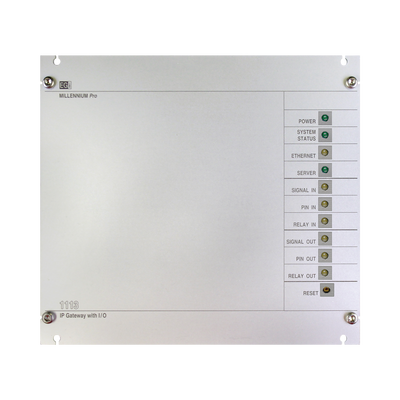 [1113] Interfaz Millennium IP para gestión de avisos y música pre-grabados IP con 8 relés IN/OUT 