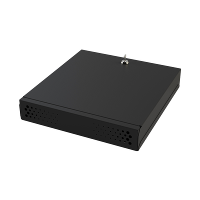 [GABVID1R3] Gabinete Metálico de Seguridad para DVR/NVR, Ancho 396 mm x 78 mm de Alto x 