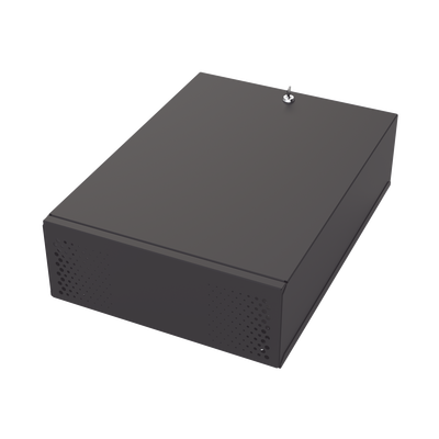 [GABVID4R3] Gabinete Metálico para DVR/NVR con Chapa y llave. 