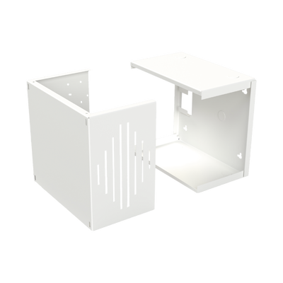 [IMP-30-V3] Gabinete para Resguardo de Sirena de 30 W (SF581A o SF581L No incluida), Preparación para Tamper (No incluido). 