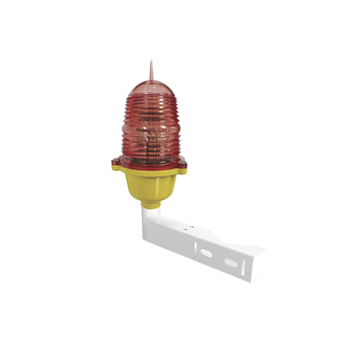 [EI-LBIBHLU] Estrobo Led de Obstrucción Color Rojo (110 Vca de Entrada) / Luz fija / Incluye Herraje para montarlo 