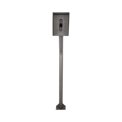 [POSTEINT-KIT] Poste y Cubierta industrial para montaje de Porteros IP Fanvil y Grandstream, altura de 1.2 metros, pintura electrostática color gris.