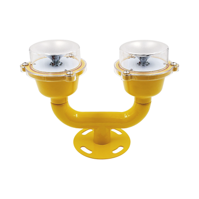 [GS-LI-D] Lámpara de Obstrucción Doble color Rojo / IP65 / Luz fija o parpadeante / Voltaje de Operación 110 AC / 220 AC