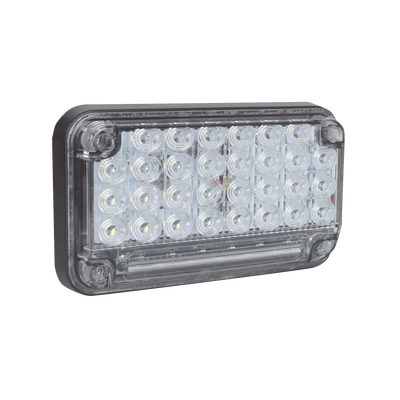 [XLTE2335W] Luz de Advertencia de 7X4", Color Claro, Con Luz de Trabajo, Ideal para Ambulancias