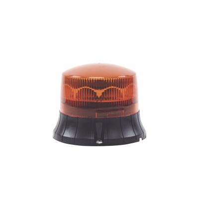 [XP-1535-A] Burbuja LED giratoria de color ámbar, 9 LEDs, montaje permanente