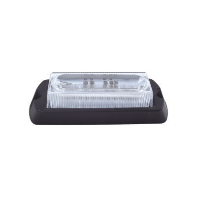 [X13RW] Luz Auxiliar Ultra Brillante de 8 LED's en color Rojo/Claro con mica transparente