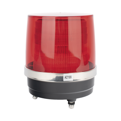[X135R] Burbuja Brillante de Larga Vida Útil, Con 150 LEDs, Color Rojo, Domo Rojo, 110 Vca
