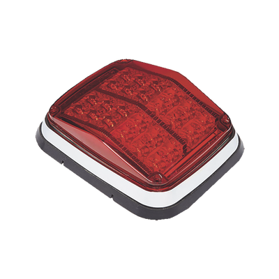 [XT1895R] Luz de advertencia de 8 X 6", Color Rojo, SAE,  IP67, Ideal para Ambulancias