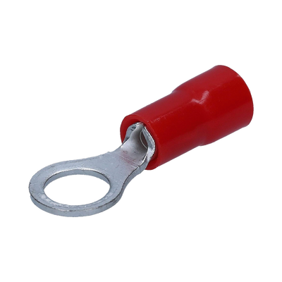 [AE34146] Terminal tipo ojo / 3 / 16" / 22 - 16 AWG / Rojo / Paquete de 25 piezas.