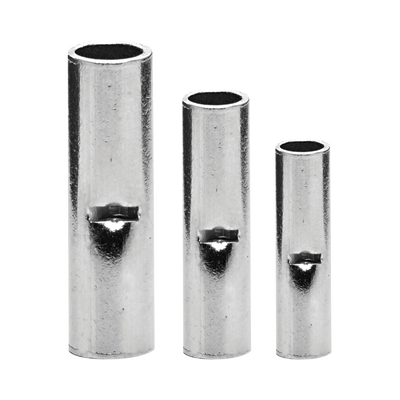 [AE31819] Conector a tope / Sin aislar / 16 - 14 AWG / Sin color / Paquete de 25 piezas.
