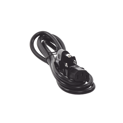 [AC-CORD-1.5M] Cable de Alimentación Eléctrica para 120-240 Vca / 1. 5 Metros de Distancia