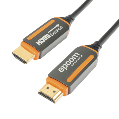 [EP-FOH-4K-30M] Cable HDMI de Fibra Óptica de 30 Metros (98.43 Pies) | Alta Definición | Versión 2.0 | Alta Velocidad 18Gbps | 4K@60Hz | HDCP 2.2 | Resistente a EMI y RFI