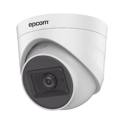 [E8-TURBO-G2P/A] AUDIO POR COAXITRON / Domo TURBOHD 2 Megapixel (1080p) / Gran Angular 106° / Lente 2.8 mm / 20 mts IR EXIR / Interior / 4 Tecnologías / dWDR